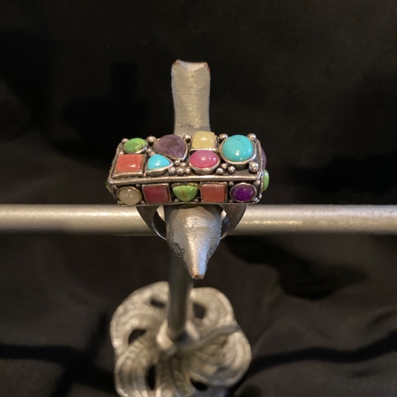 Rare vintage southwest ring silver - Picture 10 of 10